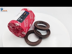 กระดูกโลหะ ไฮดรอลิกน้ํามัน Seal สีน้ําตาล FKM ยาง Seal wear ทนทาน