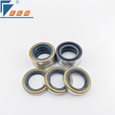 ปริมน้ํามันลิปคู่ ปริมน้ํามันปั๊มไฮดรอลิก ปริมน้ํามันยาง Mechanical O Ring Seals