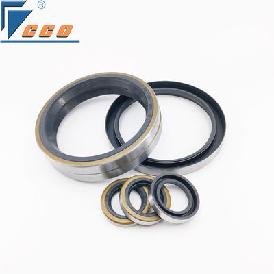 Antifriction Mechanical Seals Double Lip Oil Sealer สําหรับอุณหภูมิ