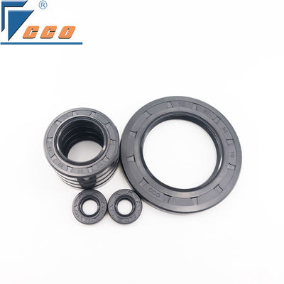 สีดํา Mechanical Seal TC ประเภทน้ํามัน Seal ดับเบิลลิปน้ํามัน