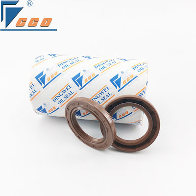 FKM TC ประเภทน้ํามันประปา อุณหภูมิ 250 °C สีน้ําตาล Double Lip ประปาน้ํามันสําหรับการส่ง